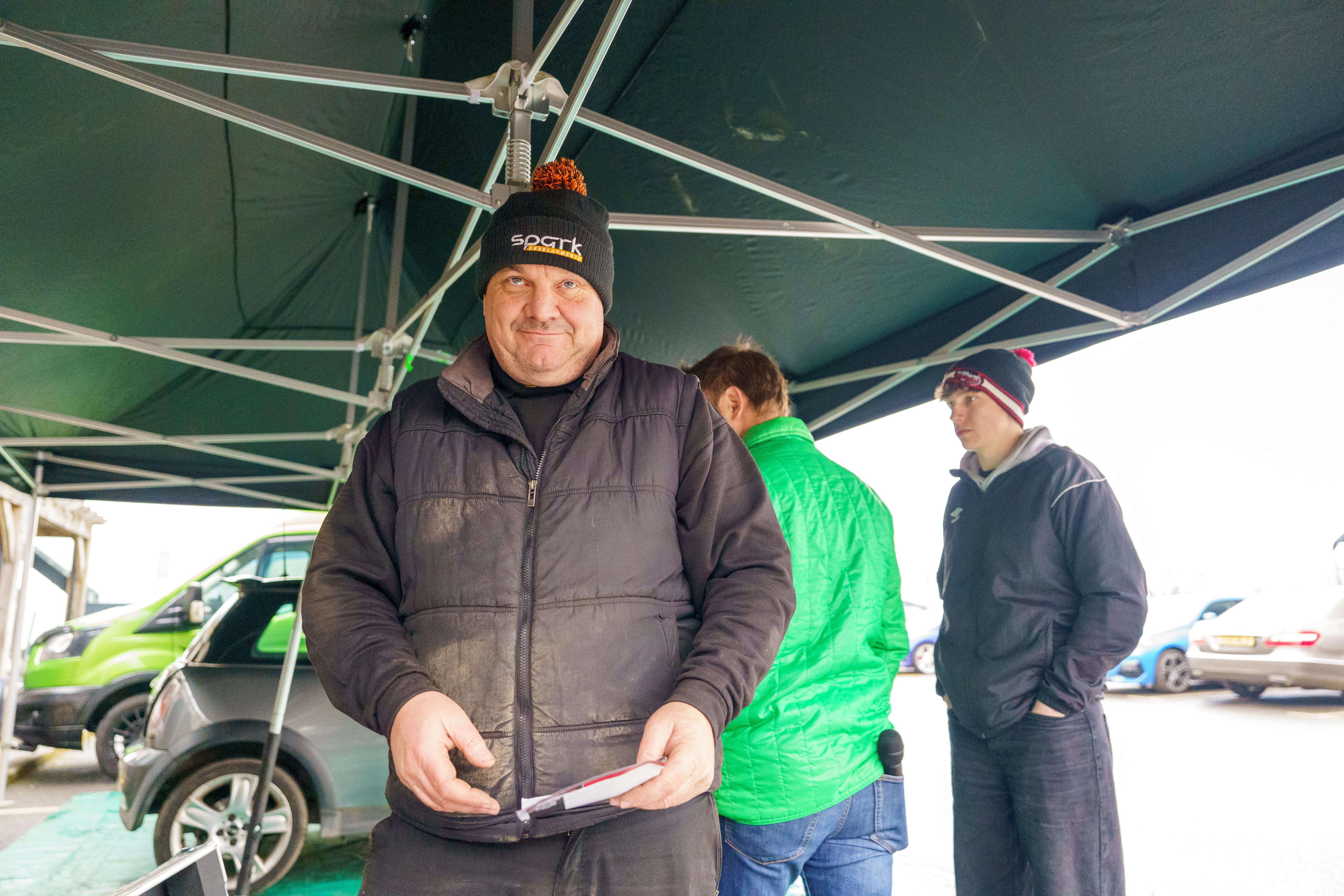 Spark Developments team under the tent